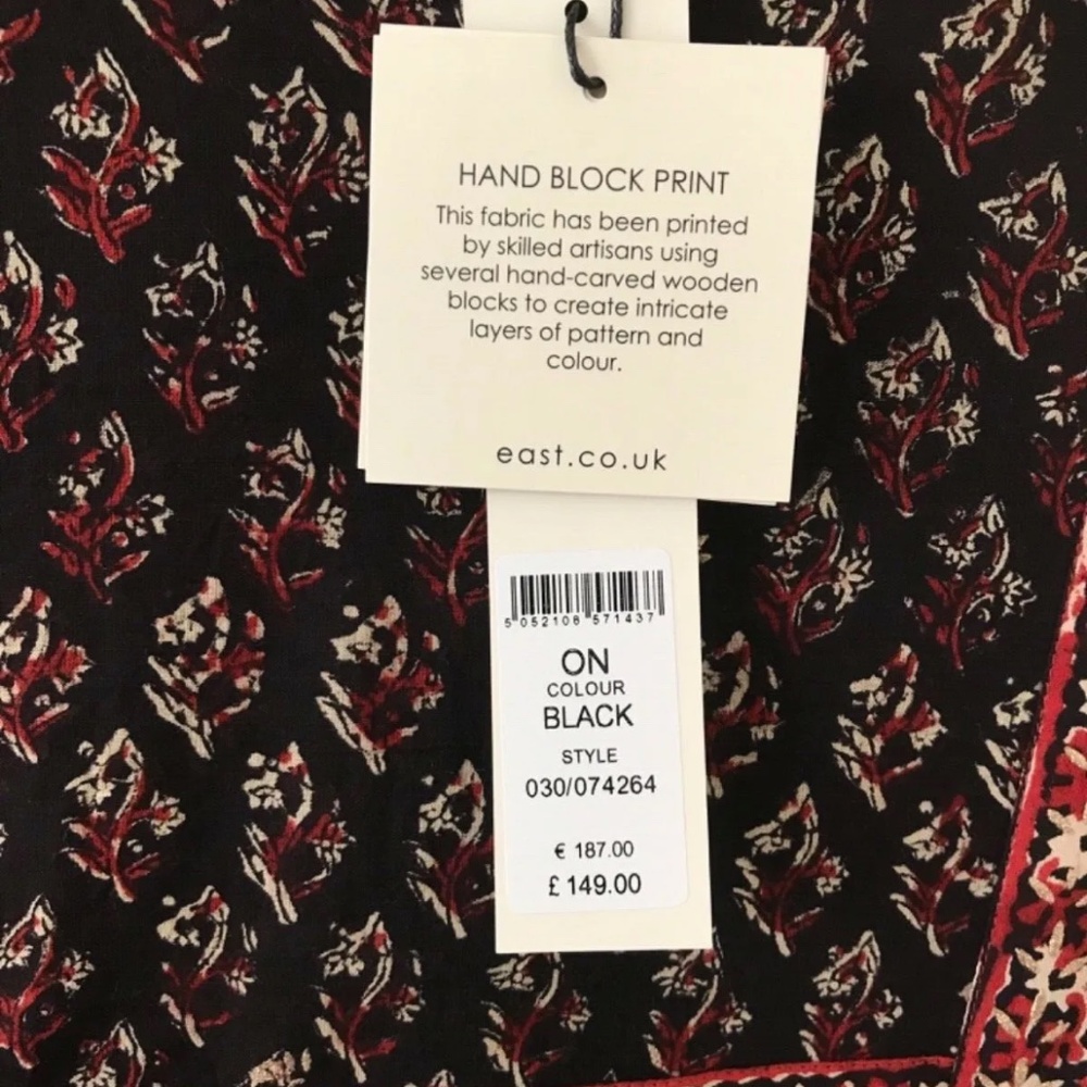 Anokhi NWT full length kaftan OS fits PLUS or regular